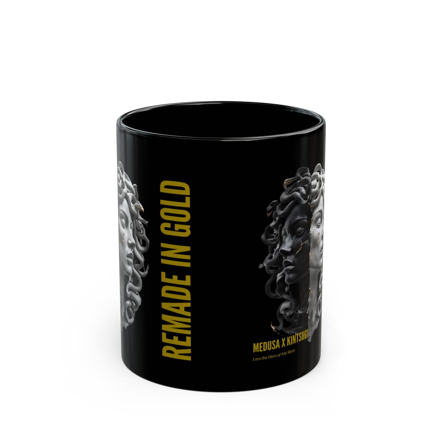 Remade in Gold™ Mug – Medusa x Kintsugi Art