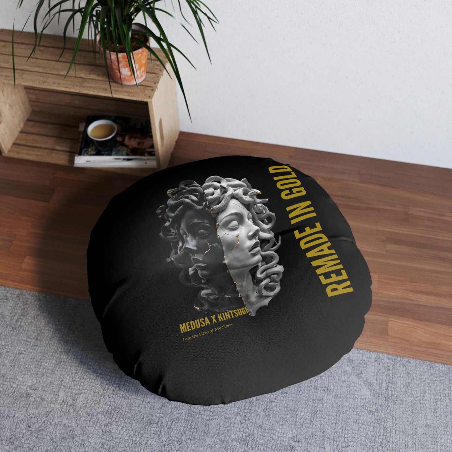 Remade in Gold™ Medusa Floor Pillow
