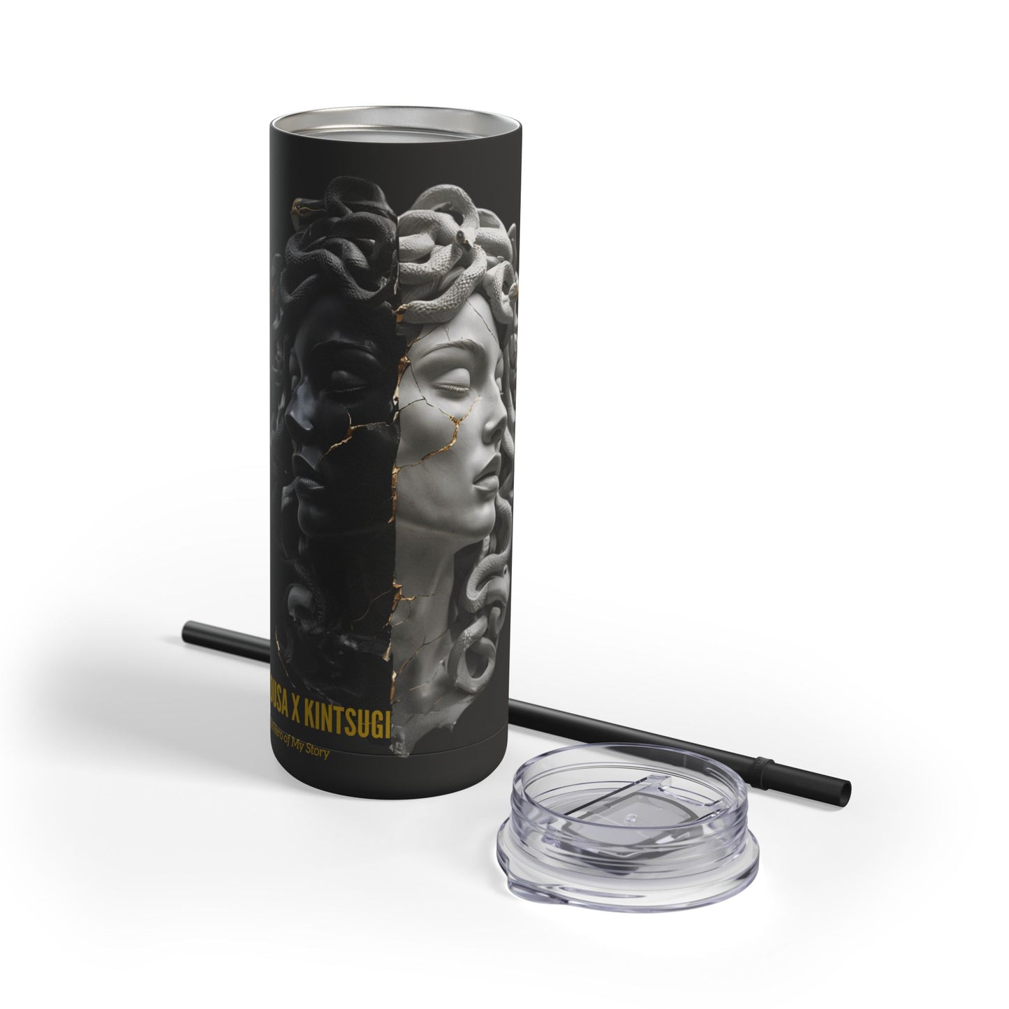 Remade in Gold™ Tumbler – Medusa x Kintsugi 20oz
