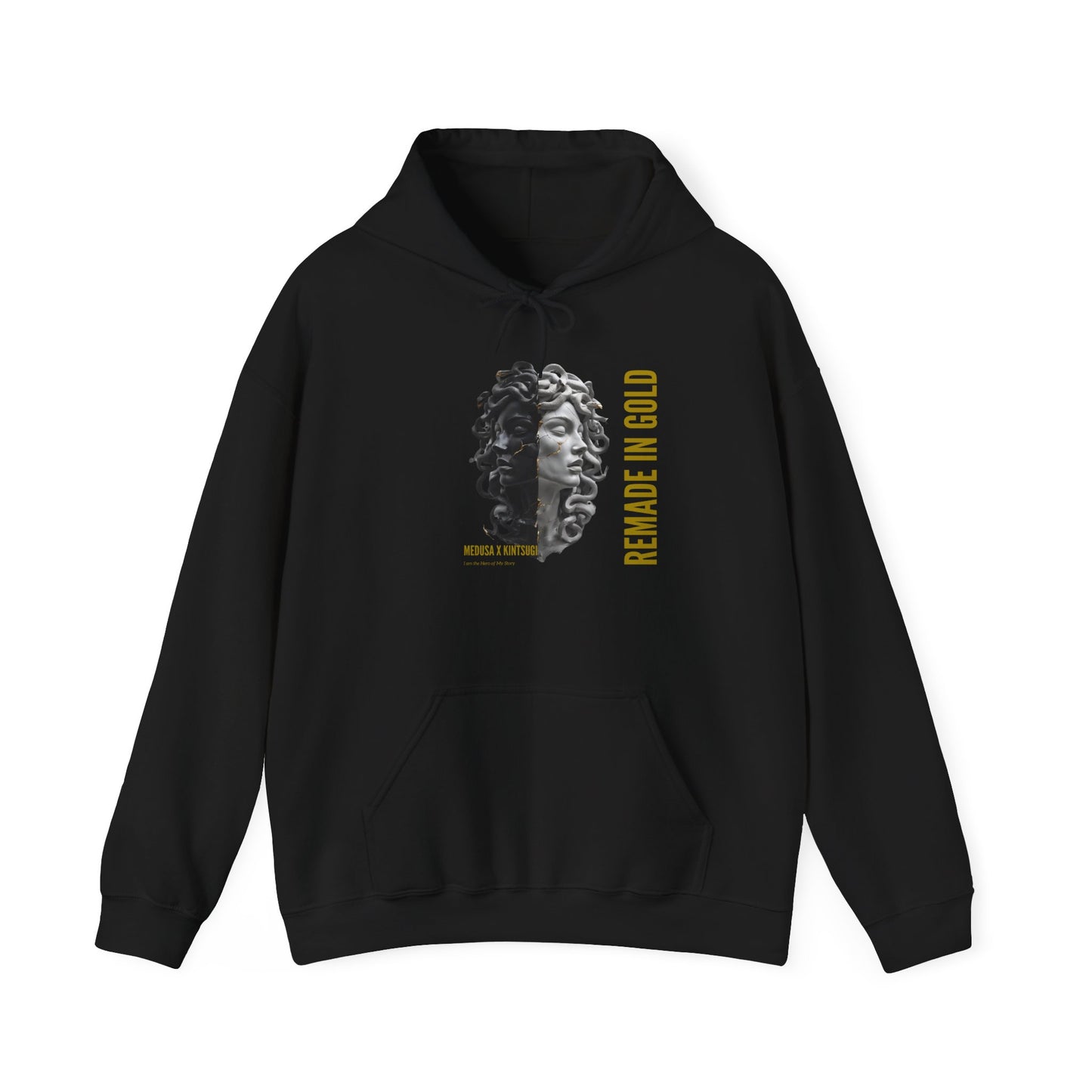 Remade in Gold™ Hoodie – Medusa x Kintsugi Artwear