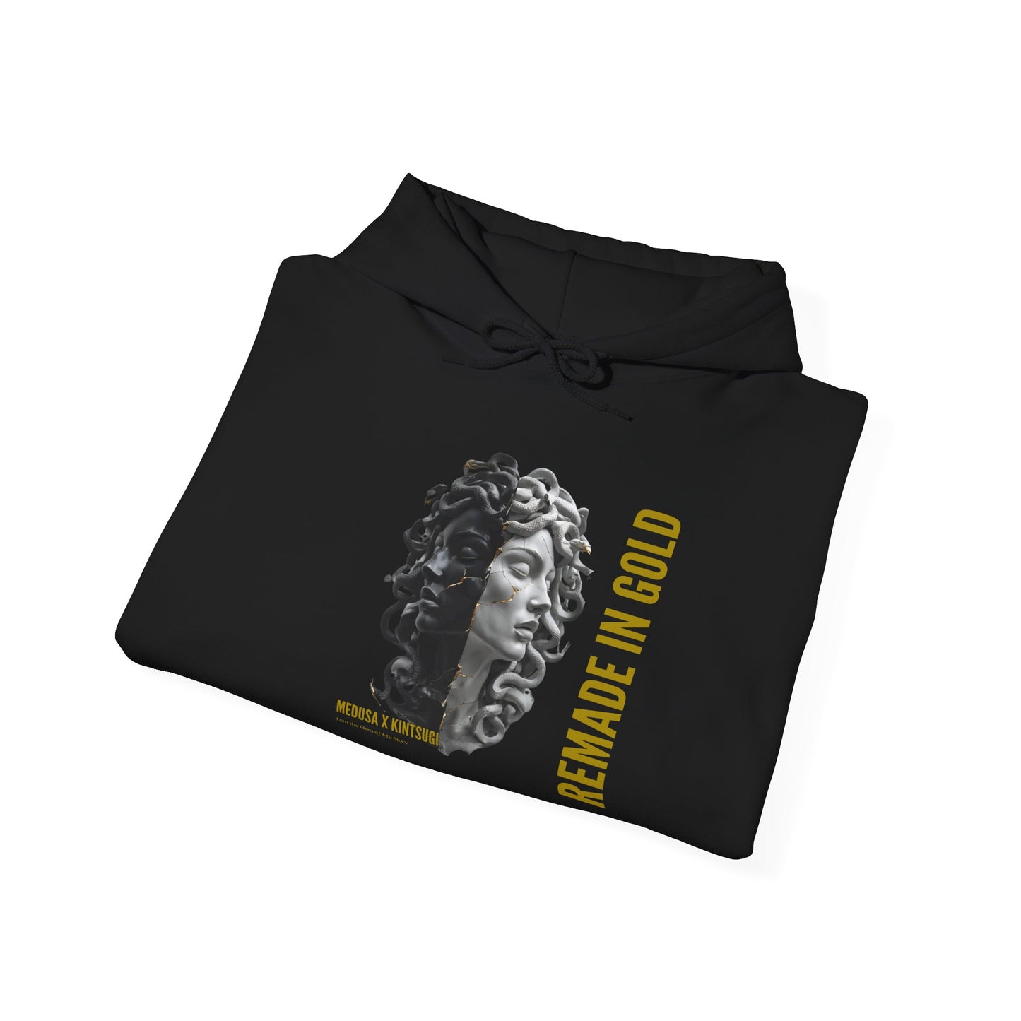 Remade in Gold™ Hoodie – Medusa x Kintsugi Artwear