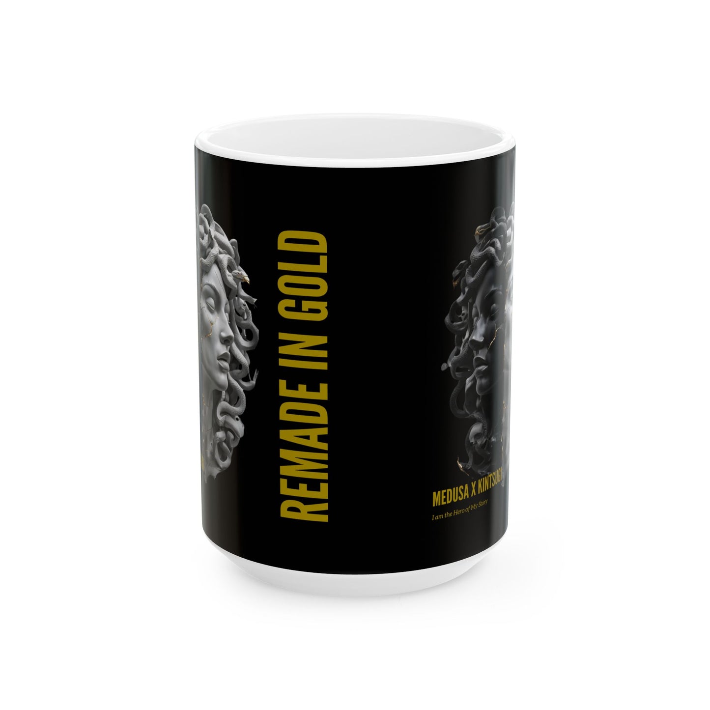 Remade in Gold™ Mug – Medusa x Kintsugi Art