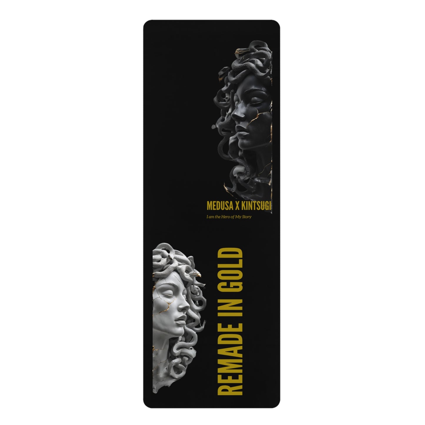 Remade in Gold™ – Medusa x Kintsugi Rubber Yoga Mat
