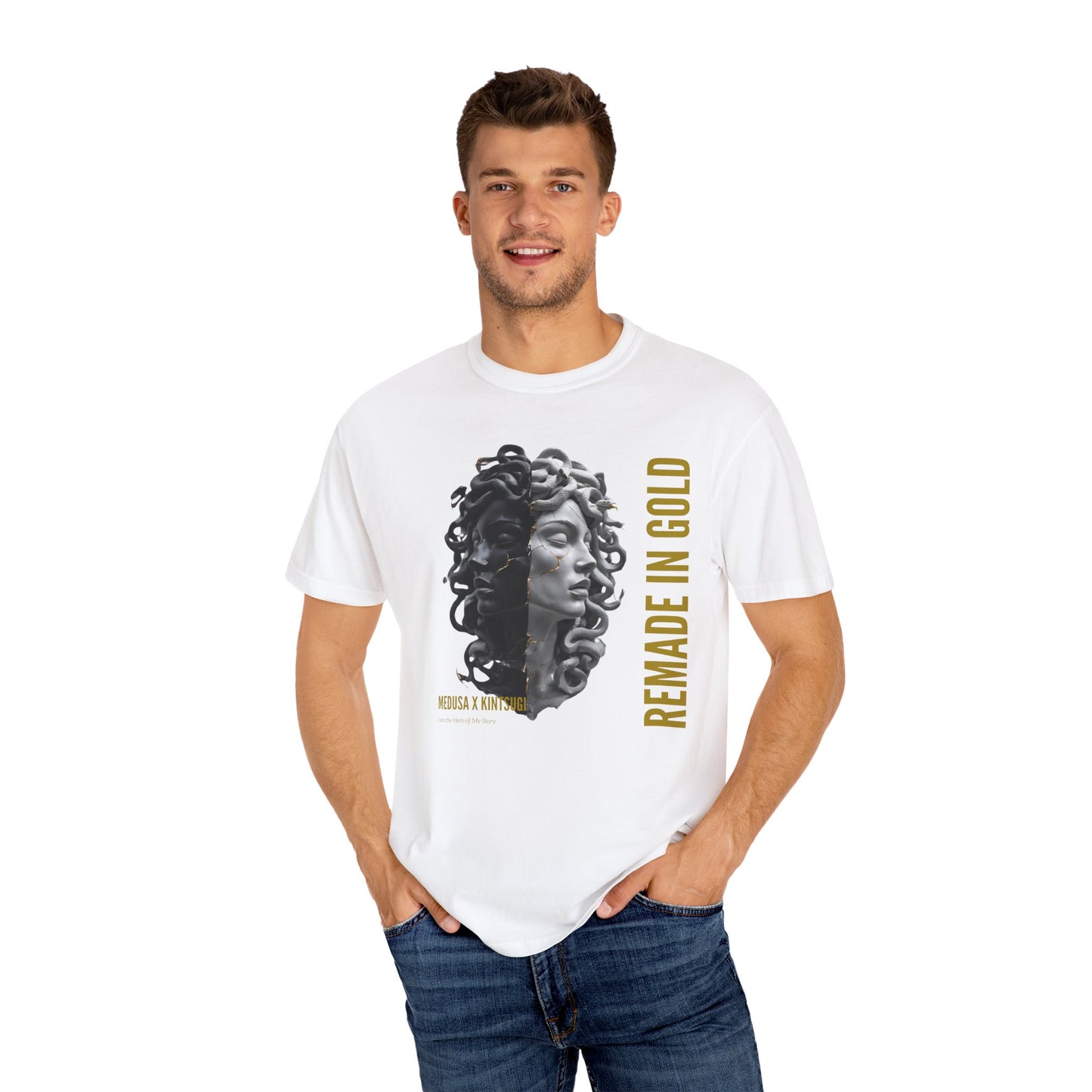 Medusa x Kintsugi: Remade in Gold™ Unisex Tee