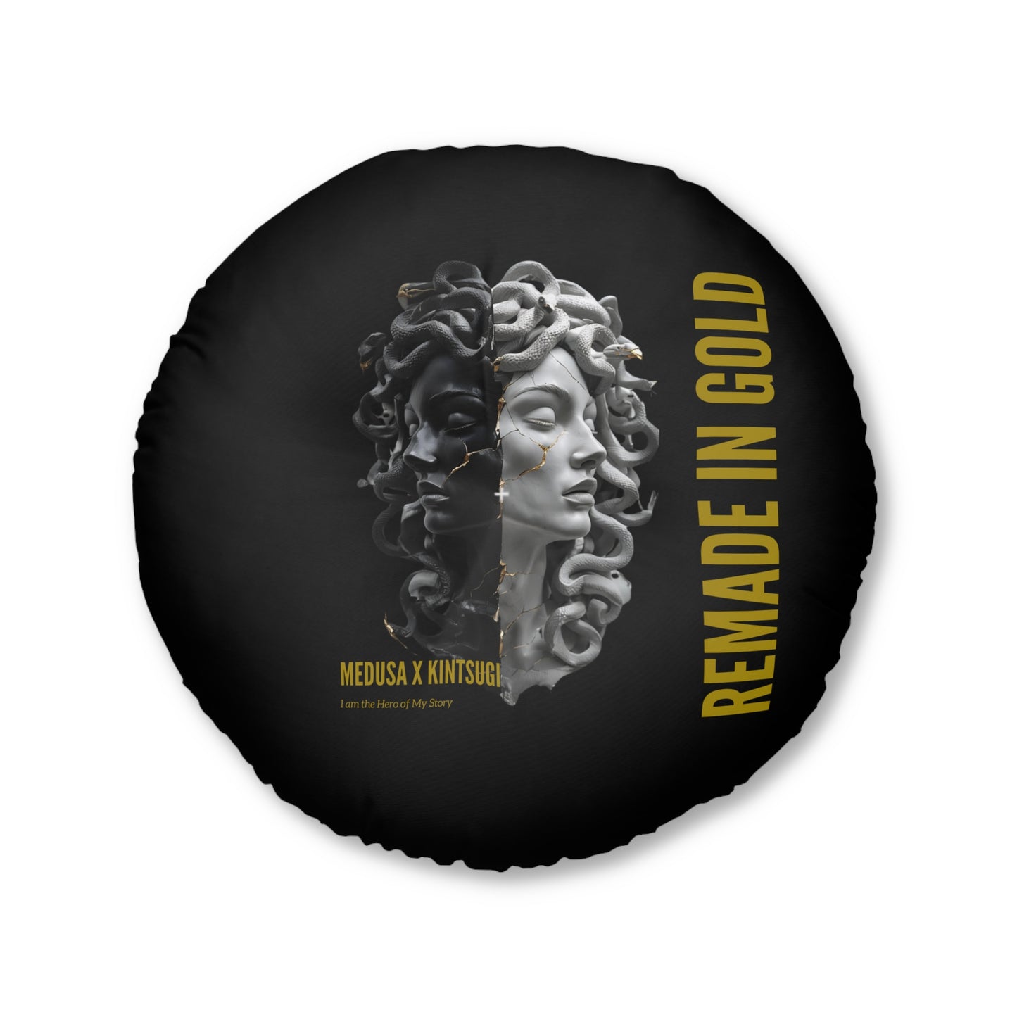 Remade in Gold™ Medusa Floor Pillow