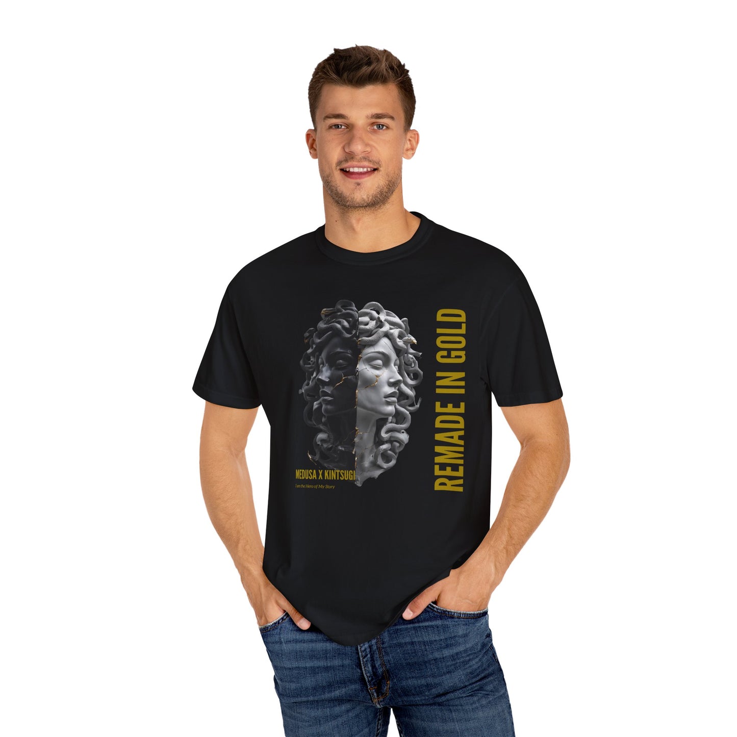 Medusa x Kintsugi: Remade in Gold™ Unisex Tee
