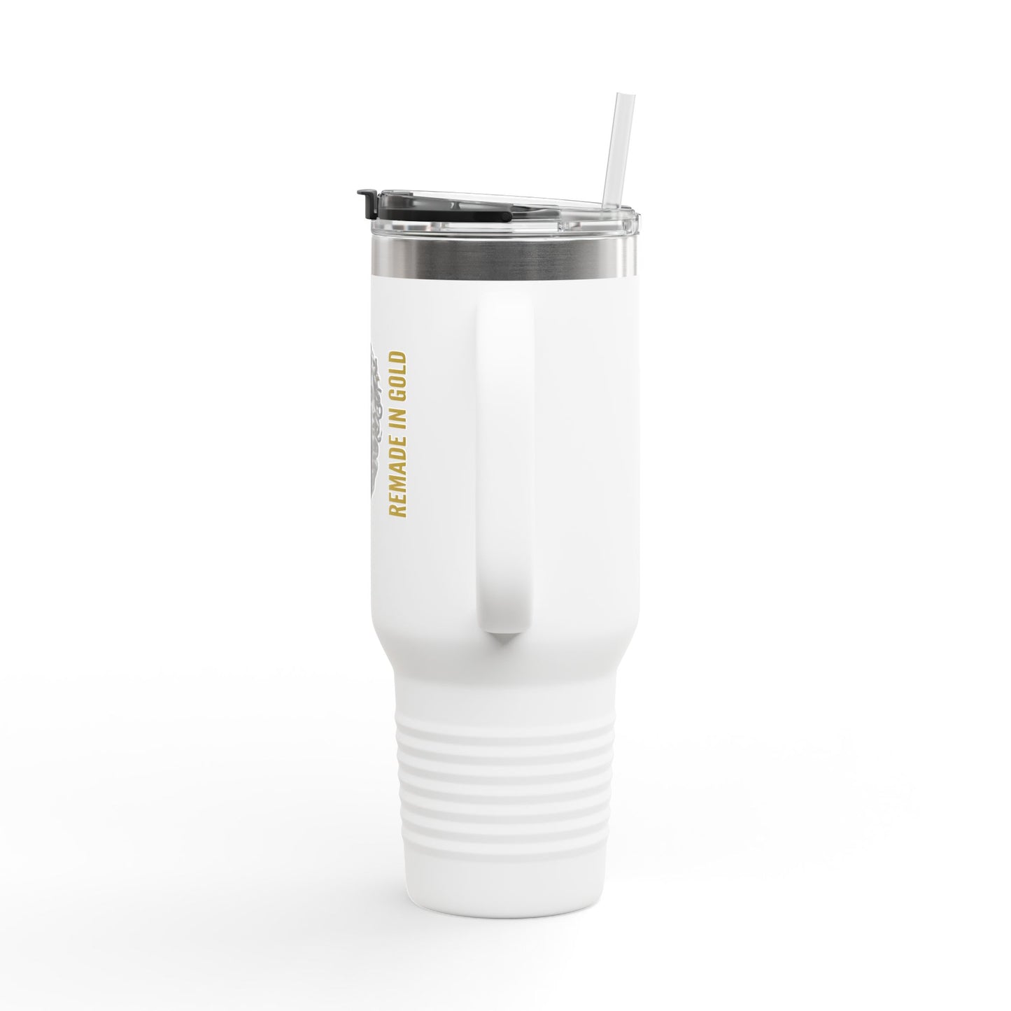 Medusa x Kintsugi 40oz Travel Mug – Remade in Gold™