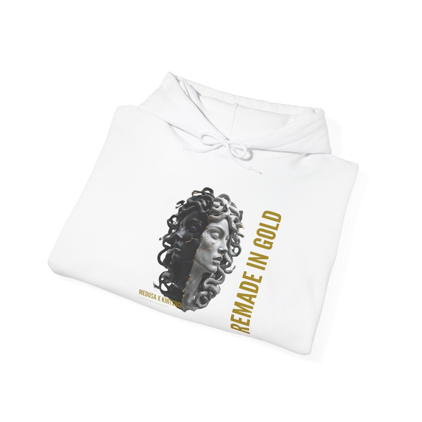 Remade in Gold™ Hoodie – Medusa x Kintsugi Artwear
