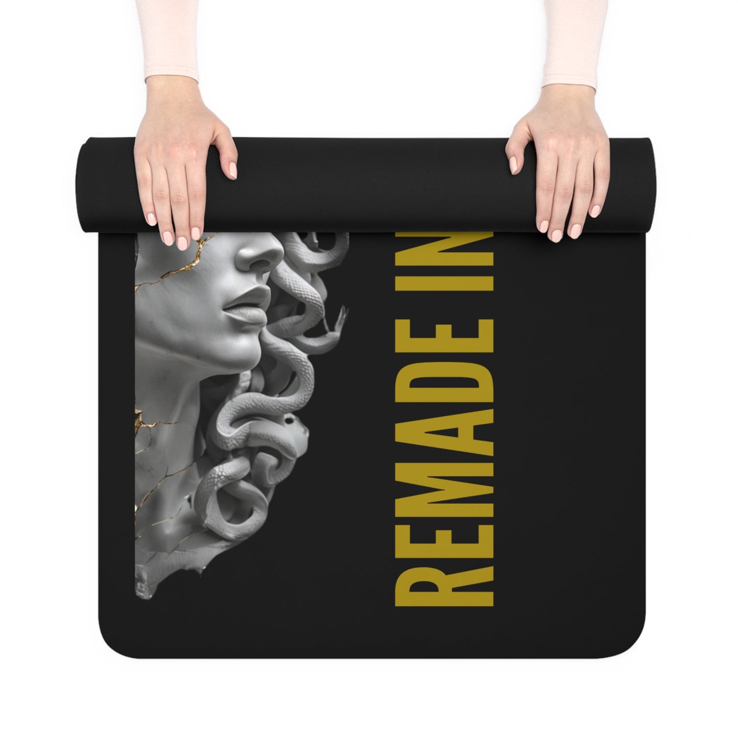 Remade in Gold™ – Medusa x Kintsugi Rubber Yoga Mat