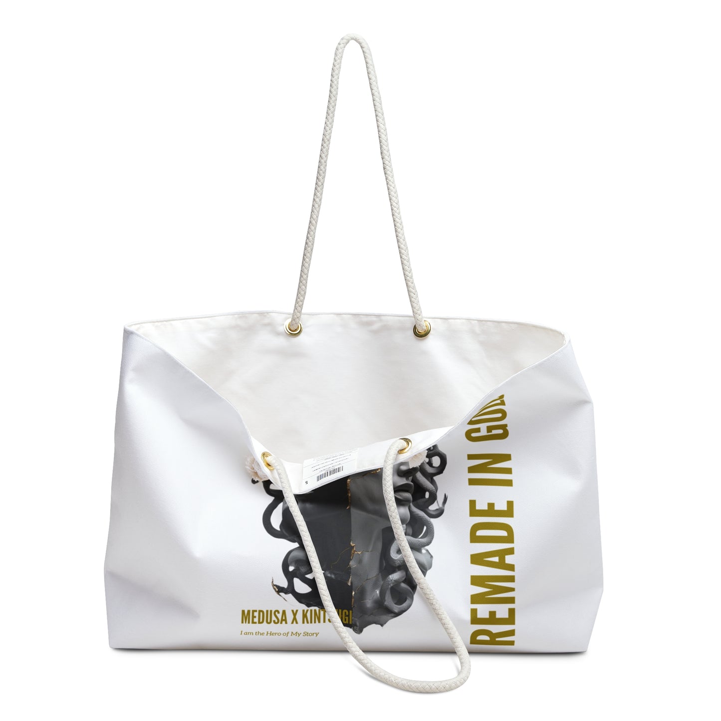 “Medusa x Kintsugi™ Weekender – Remade in Gold™”