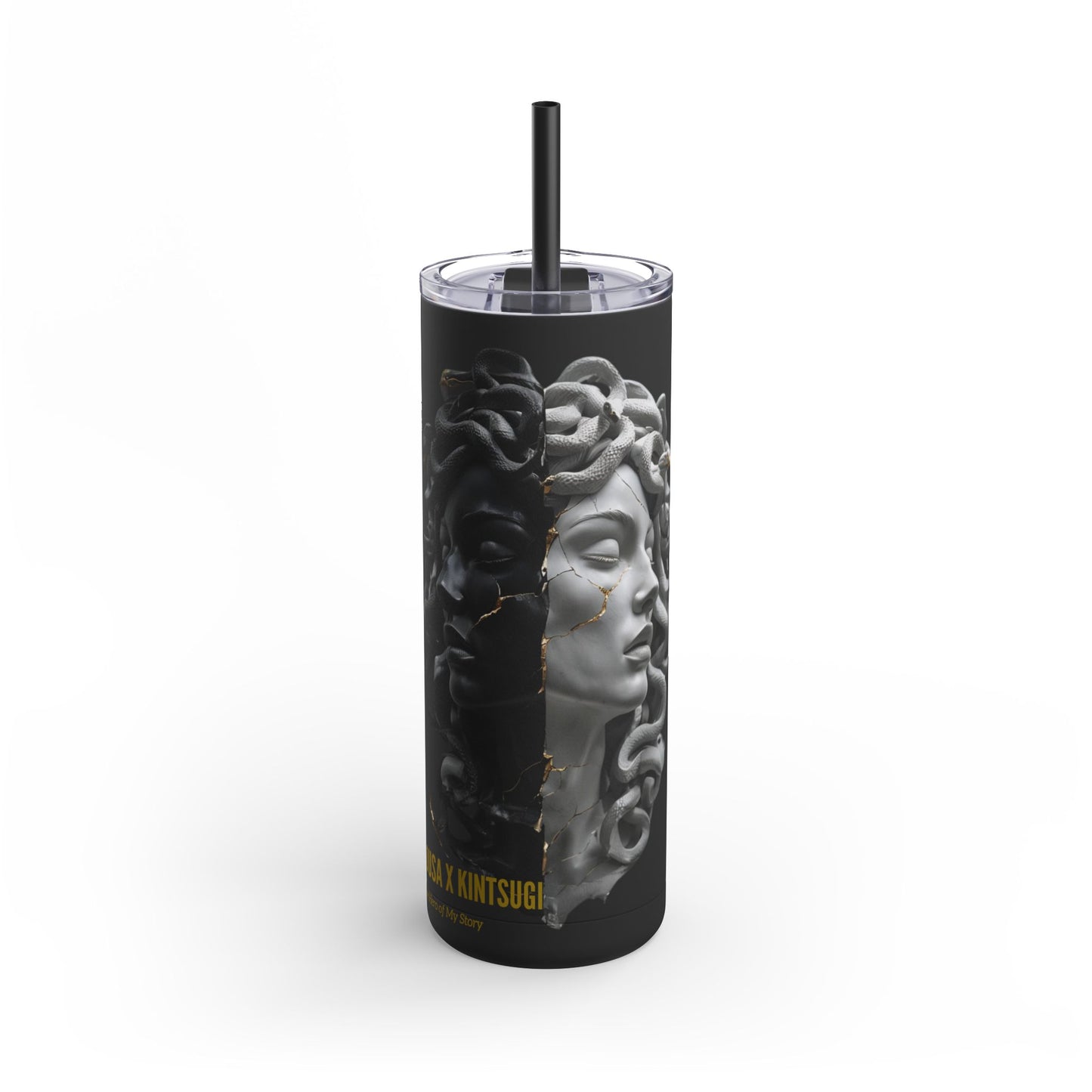 Remade in Gold™ Tumbler – Medusa x Kintsugi 20oz
