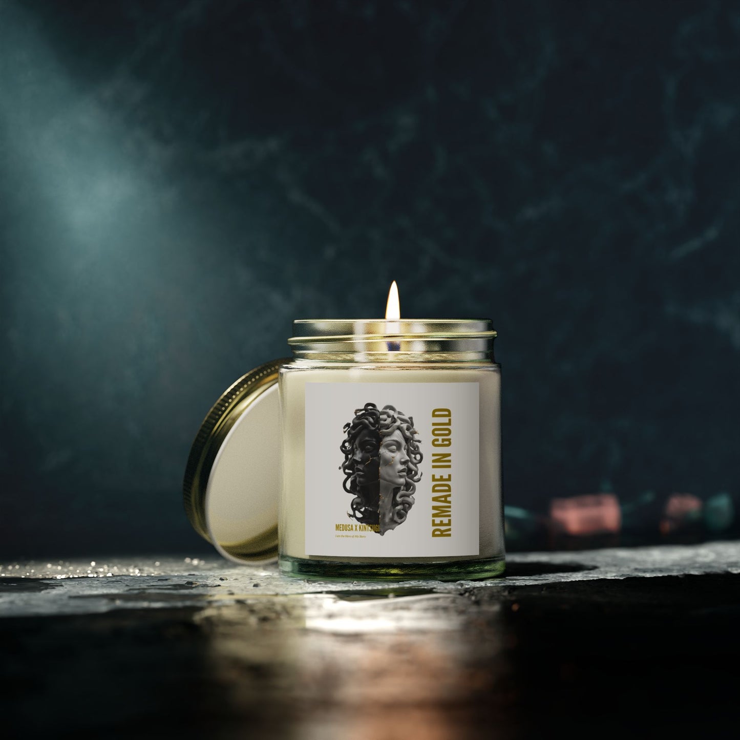 Remade in Gold™: Medusa x Kinsugi Candle – 4oz / 9oz