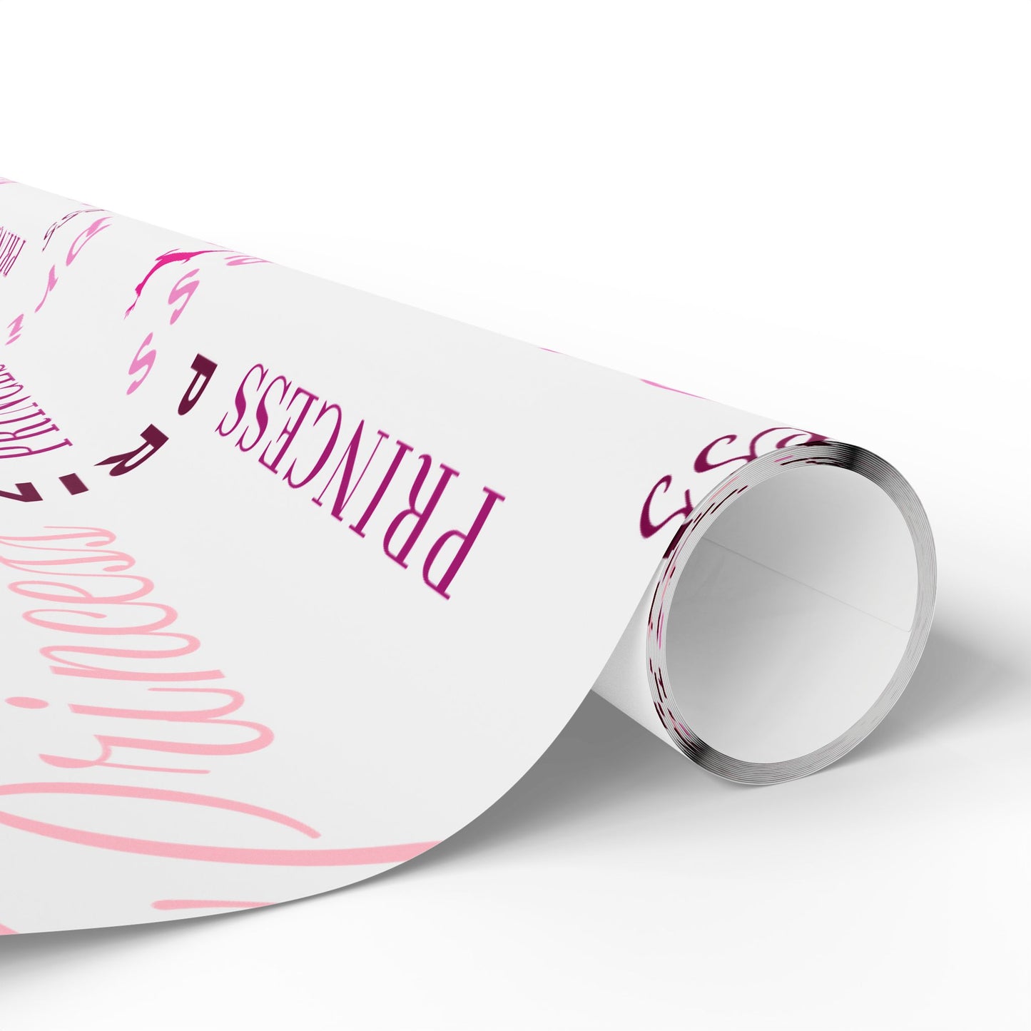 Princess, All Wrapped-up Wrapping Papers with Pink text