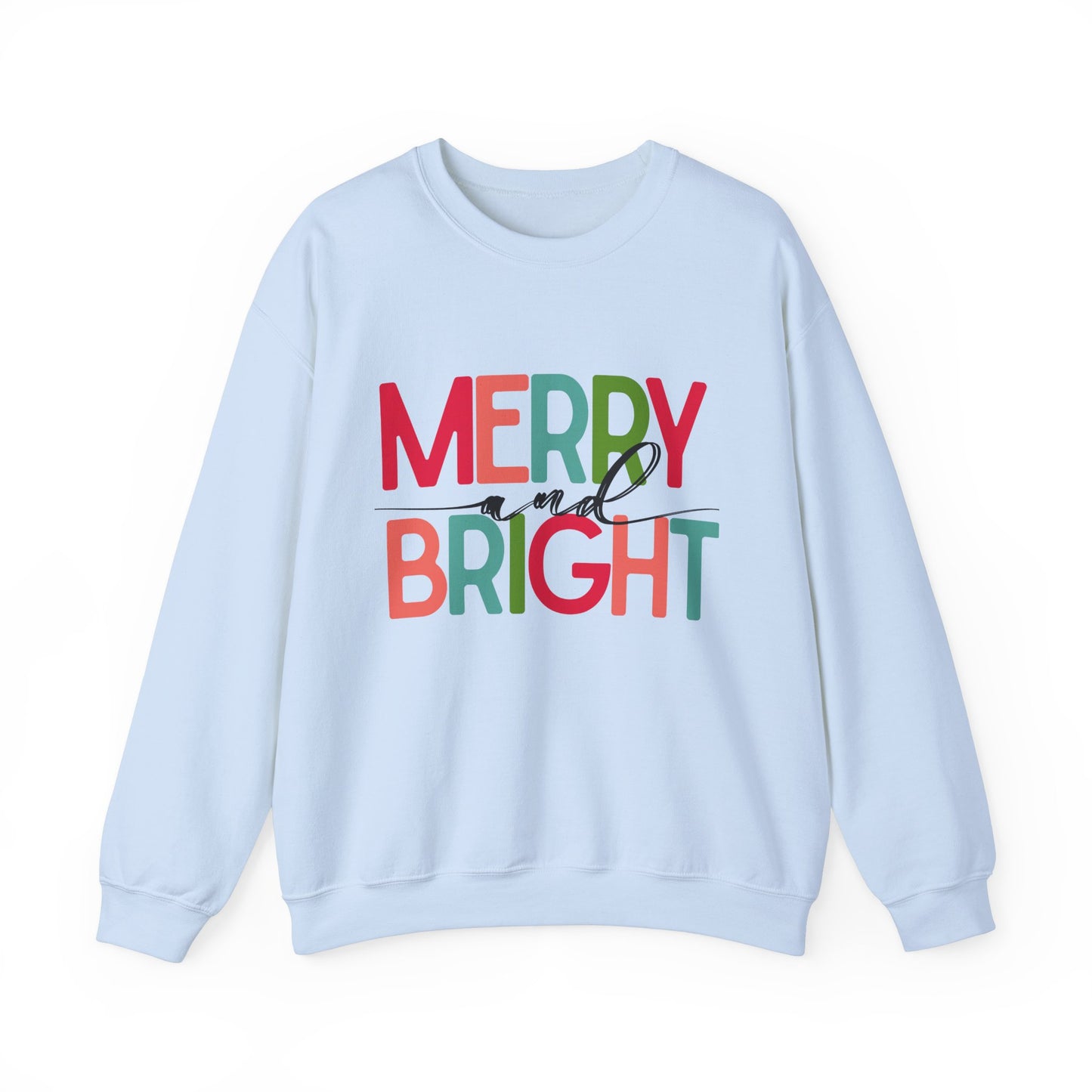 Merry and Bright Unisex Sweatshirt, light colors