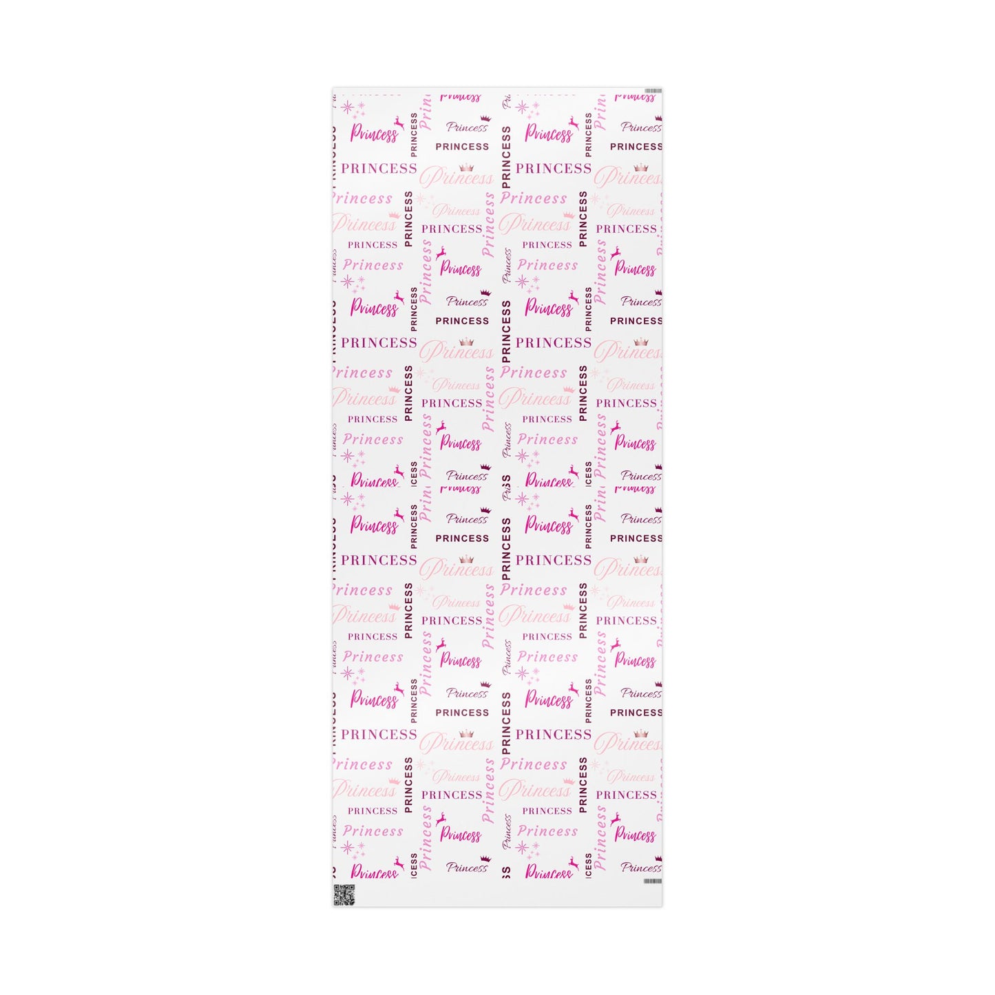 Princess, All Wrapped-up Wrapping Papers with Pink text