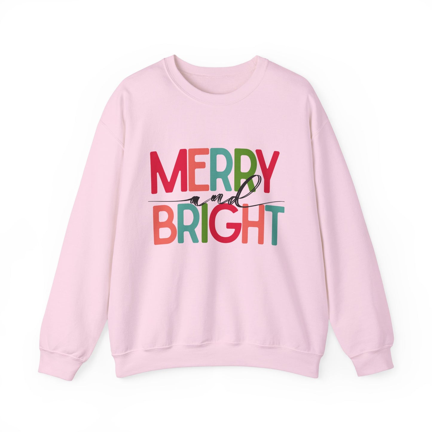 Merry and Bright Unisex Sweatshirt, light colors