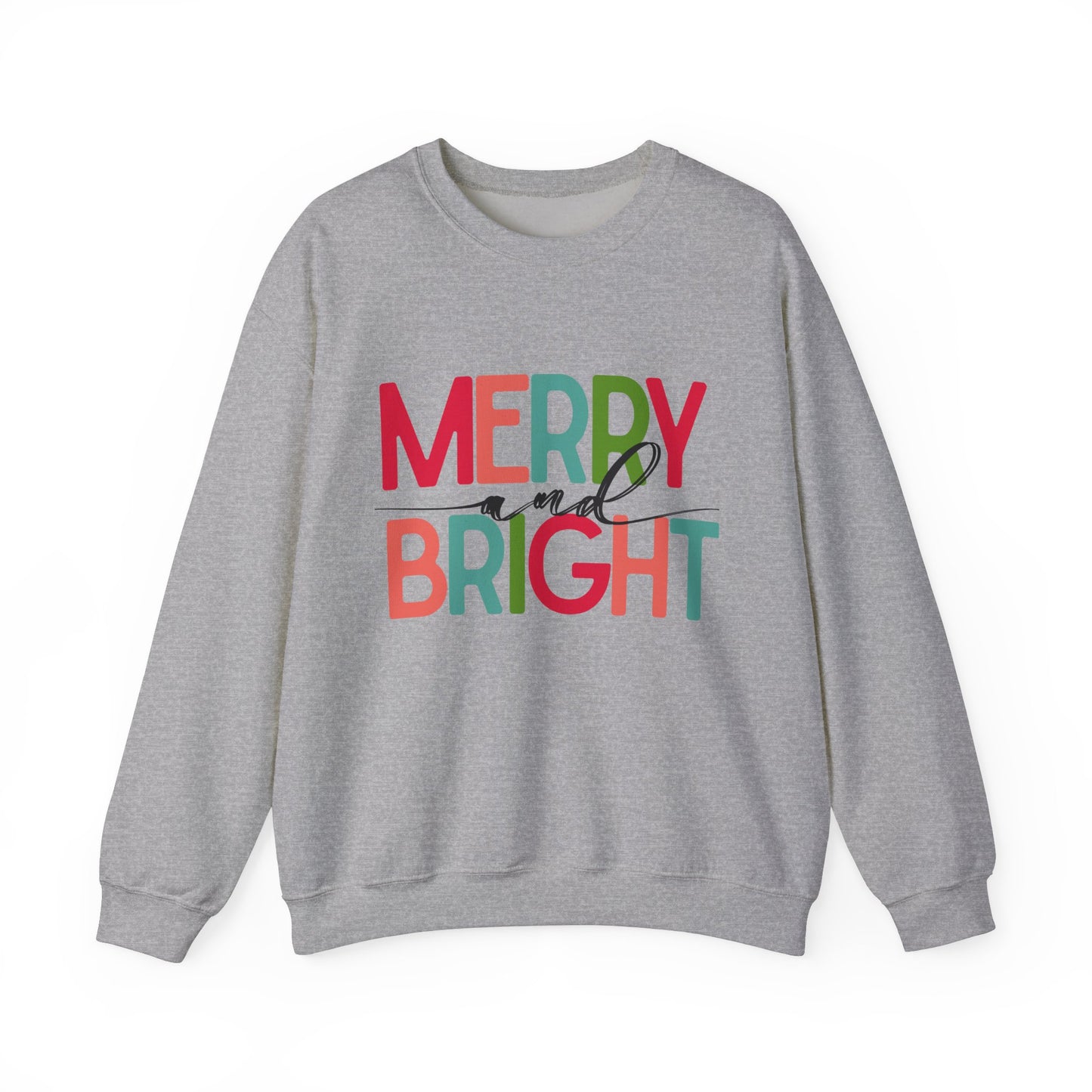 Merry and Bright Unisex Sweatshirt, light colors