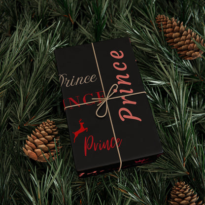 Prince, All Wrapped-up Wrapping Papers with Red text