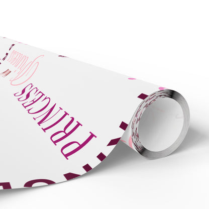 Princess, All Wrapped-up Wrapping Papers with Pink text