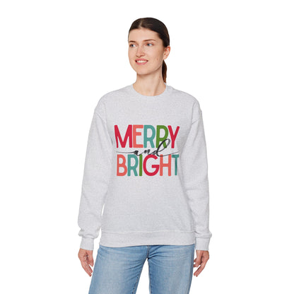 Merry and Bright Unisex Sweatshirt, light colors