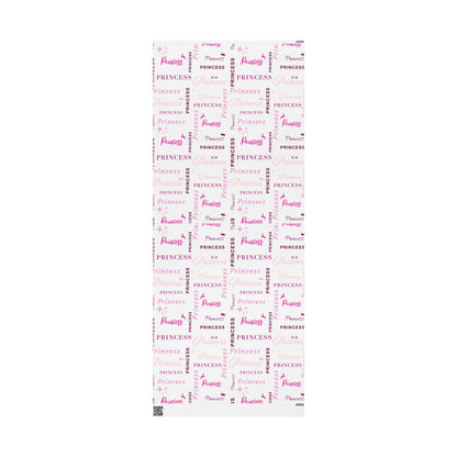 Princess, All Wrapped-up Wrapping Papers with Pink text