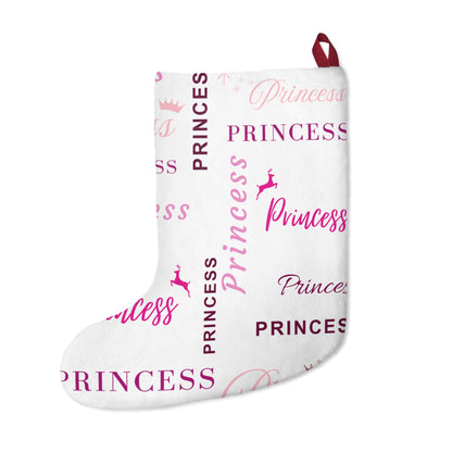 Christmas Stocking - Princess, All Wrapped-up with Pink text